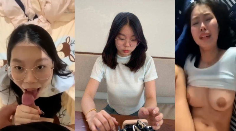 xxx คลิปหลุด น้องแว่นโม็คควยเสียว